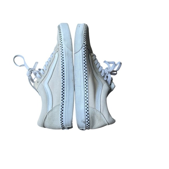 Vans Old Skool Checkered Foxing Turtledove Skate Shoes Mens 8 - Picture 5 of 10